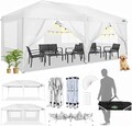 COBIZI Faltpavillon 3x6/3x4,5/3x3m Wasserdicht UV-Schutz Outdoor Gartenpavillon
