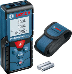 Bosch Professional Laser Entfernungsmesser GLM 40 (Flächen-/Volumenberechnung, M