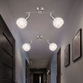 2er Set LED Wand Lampe Schlaf Zimmer Decken Spot satiniert Strahler beweglich