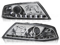 2x Scheinwerfer LED Tagfahrlicht Optik für Skoda Octavia 2 (1Z) Bj. 04-08 Chrom