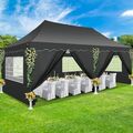 Pavillon 3x3/3x6m Faltpavillon Gartenzelt Partyzelt Festzelt Faltbar Wasserdicht