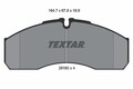TEXTAR Bremsbelagsatz, Scheibenbremse 2916002 passend für IVECO RENAULT