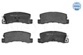 MEYLE Bremsbelagsatz Scheibenbremse 025 200 7615/W für TOYOTA COROLLA CELICA RX