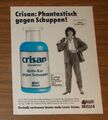 Seltene Werbung Wella CRISAN Shampoo - Phantastisch gegen Schuppen! 1986