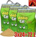 Ambio Cat Green Power Original Naturklumpstreu 72 L Cat`s Katzenstreu Best Streu
