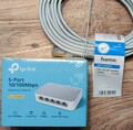 TP-Link TL-SF1005D (5 ports / 10/100 Mbps) Ethernet switch + 10m CAT 5e Kabel
