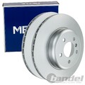 2X MEYLE BREMSSCHEIBEN 345mm HINTEN PASSEND FÜR BMW 5 6 7