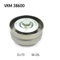 SKF VKM 38600 Umlenk-/Führungsrolle Keilrippenriemen für Chrysler Voyager IV