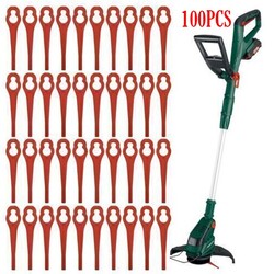 100 x Ersatz Kunststoff Messer Klingen für Einhell Akku Rasentrimmer GE-CT 18 Li
