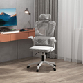 Vinsetto Bürostuhl Ergonomisch, Schreibtischstuhl mit Verstellbar Armlehne, Mesh