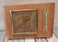 Altes Wetter-Thermometer aus Holz-um 1960