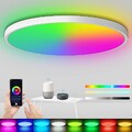 LED Deckenleuchte Dimmbar mit APP Fernbedienung 24W RGB Farbwechsel Deckenlampe