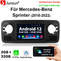 CarPlay Autoradio Für Mercedes-Benz Sprinter 2018-2022 Android12 GPS NAVI 2+32GB