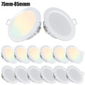 60X LED Einbaustrahler Einbauleuchten Dimmbar Flach Decken Einbau Spot Set 230V