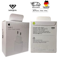 Original Apple 20W USB-C Power Adapter Ladegerät Netzteil iPhone 16 15 14 13ProDE-HÄNDLER✅GARANTIE✅EXPRESS LIEFERUNG✅ NEUES MODELL✅OVP