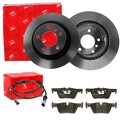 TRW BREMSSCHEIBEN 300mm+BELÄGE HINTEN passend für BMW 1er F20 F21 2er F22 F23