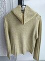Rollkragen Pullover Gr. S in Gelb von Priima Partes Strickpulli Rolli Langarm