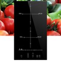 3500W Glaskeramik Kochfeld autark Timer Elektrokochfeld mit Sensor Touch Control
