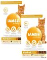 (EUR 4,20/kg) IAMS for Vitality Hairball Adult 1+ mit Huhn für Katze 2 x 10 kg
