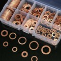 400x Dichtring Sortiment Set Kupfer Dichtungen Öl Kupferringe Kupferscheib X2R5