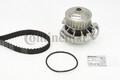 CONTINENTAL CTAM Wasserpumpe + Zahnriemensatz für VW Golf I 17 Polo Coupe 86C