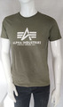 Alpha Industries Basic Shirt Herrn Gr.48 (M) oliv