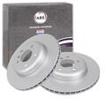 2x A.B.S. BREMSSCHEIBEN 345mm HINTEN passend für BMW 5 6 7