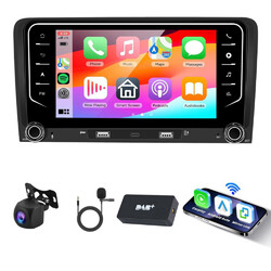 7" Android 13 DAB Carplay Autoradio GPS 2+64GB Camera für Audi A3 S3 RS3 8P1 8PA