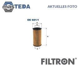 OE681/1 HYDRAULIKFILTER SATZ AUTOMATIK-GETRIEBE FILTRON FÜR OPTARE OLYMPUS