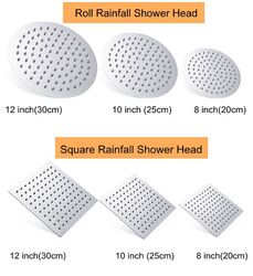 KOPFBRAUSE REGENDUSCHE REGENBRAUSE BRAUSEKOPF DUSCHKOPF EDELSTAHL POLIERT