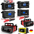Auto Batterie Ladegerät 12V-48V/6A-25A Lithium LiFePO4 AGM GEL SLA Reparatur DE