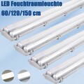 LED Feuchtraumleuchte Wannenleuchte Garage 60/120/150cm Leuchtstoff Keller T8 