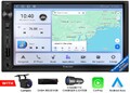 DAB+ 7" QLED Touchscreen Autoradio 2 DIN GPS Android 13 6+64GB CarPlay DSP Radio