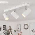 Flur Strahler weiß/Chrom Schlaf Wohn Zimmer Lampen Verstellbare Decken Leuchten