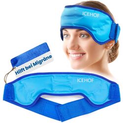 Migräneband Migräne-kompresse Kühlkissen Nacken Stirnband Kühlpad Migräne kalt