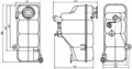 MAHLE Ausgleichsbehälter, Kühlmittel CRT 123 000S passend für FIAT