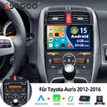 DAB+ Android 15 Autoradio Für Toyota Auris 2006-2012 4+64G Carplay Navi RDS KAM+