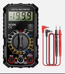Digital Multimeter Messgerät LCD Strommesser Strom AC DC Voltmeter Amperemeter