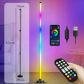LED Stehleuchte RGB 10W Dimmbar Farbig Stehlampe Lichtsäule Standleuchte Dimmbar