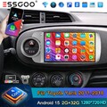 DAB+ 2+32G Android15 Carplay Autoradio GPS RDS Für Toyota Yaris 2011-2018 Kamera