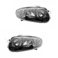 Scheinwerfer Set links & rechts Schwarz H1/H7/H7 mit NSW für Alfa Romeo 147 937
