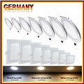 10X 3-24W LED Panel Einbaustrahler Deckenleuchte Einbau Leuchte flach rund Decke