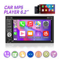 2 DIN 6.2'' Autoradio Apple CarPlay Android Auto DVD Bluetooth Touchscreen DVR