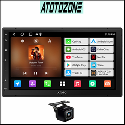 ATOTO A5L 7 Zoll 2DIN Autoradio Wireless Android Auto&CarPlay Bluetooth W/Kamera