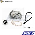 WASSERPUMPE + ZAHNRIEMENSATZ KD001 FÜR RENAULT CLIO 19/II/Chamade RAPID/Box 1.4L