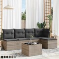 Gartensofa Lounge Sofa Set Polyrattan Sitzgruppe Garten Garnitur Gartenmöbel New