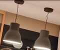 Ikea Hektar HÄNGELEUCHTE Hängelampe 47cm grau anthrazit Stückpreis (2 vorhanden)