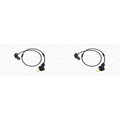 2X MAGNETI MARELLI ABS-SENSOR RADDREHZAHL HINTEN passend für MERCEDES A-KLASSE V