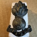Original WW1/WW2 British Army Royal Artillery Ubique Cap Badge