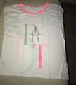 Damen ESPRIT Shirt Oberteil T-Shirt Größe XL wie neu ungetragen weiß pink  